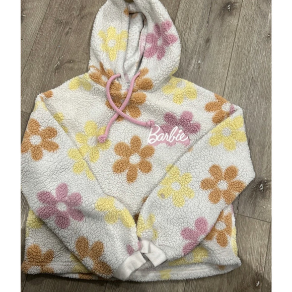 Barbie Tops - New Barbie Fleece Hooded Pullover Size S